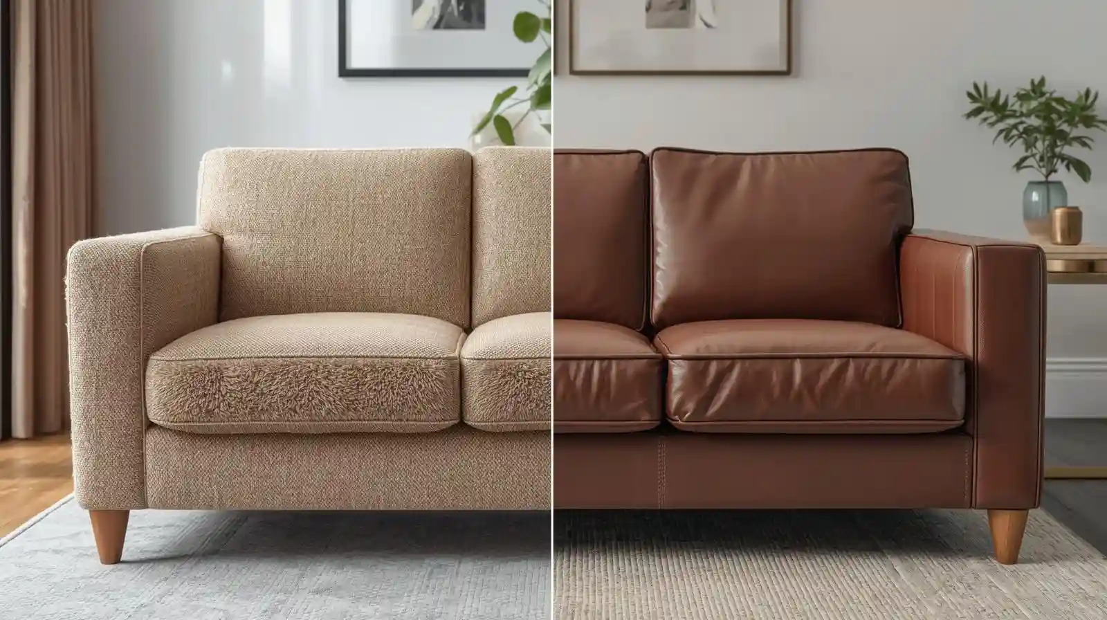 Fabric vs Leather
