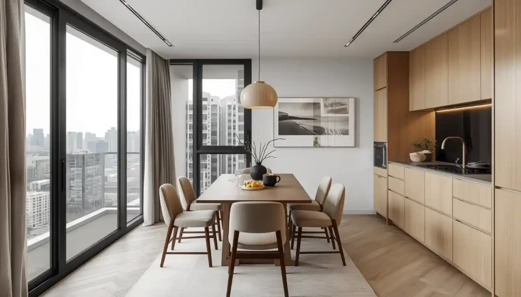Kitchen and Dining Area
