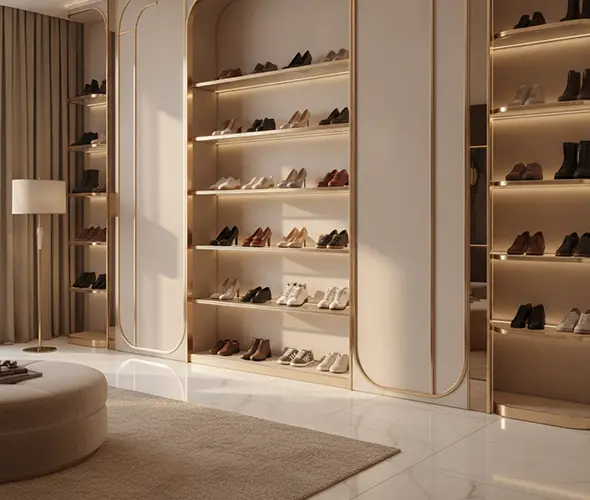custom shoe rack premium