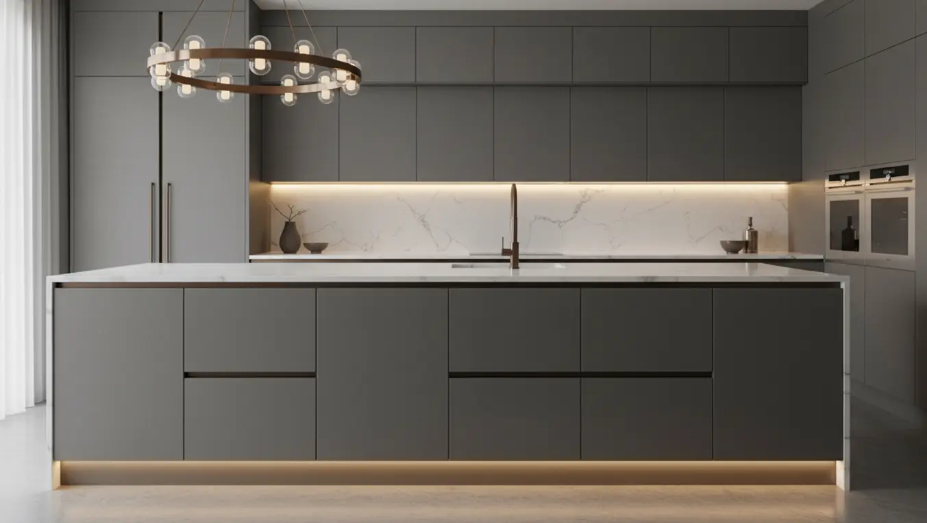luxury kitchen cabinet dubai