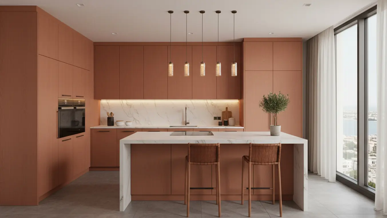 minimilistic kitchen cabinet