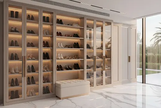 modern shoe rack
