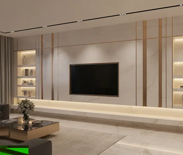 tv unit design as a feature