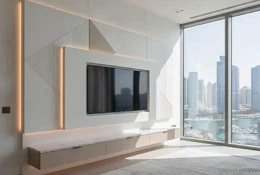 wall mounted tv units