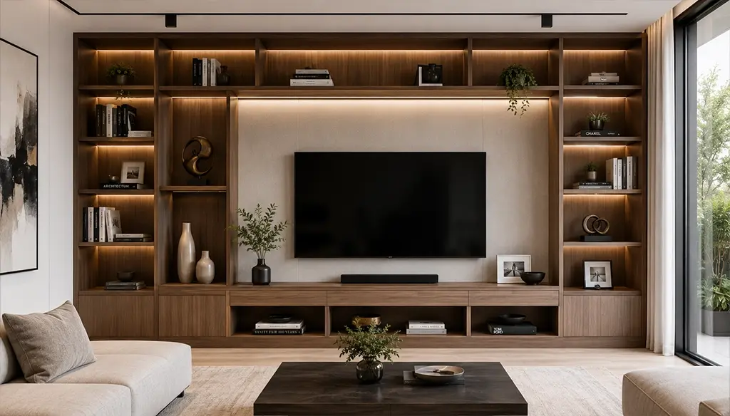 Custom Bookshelves & Wall Units