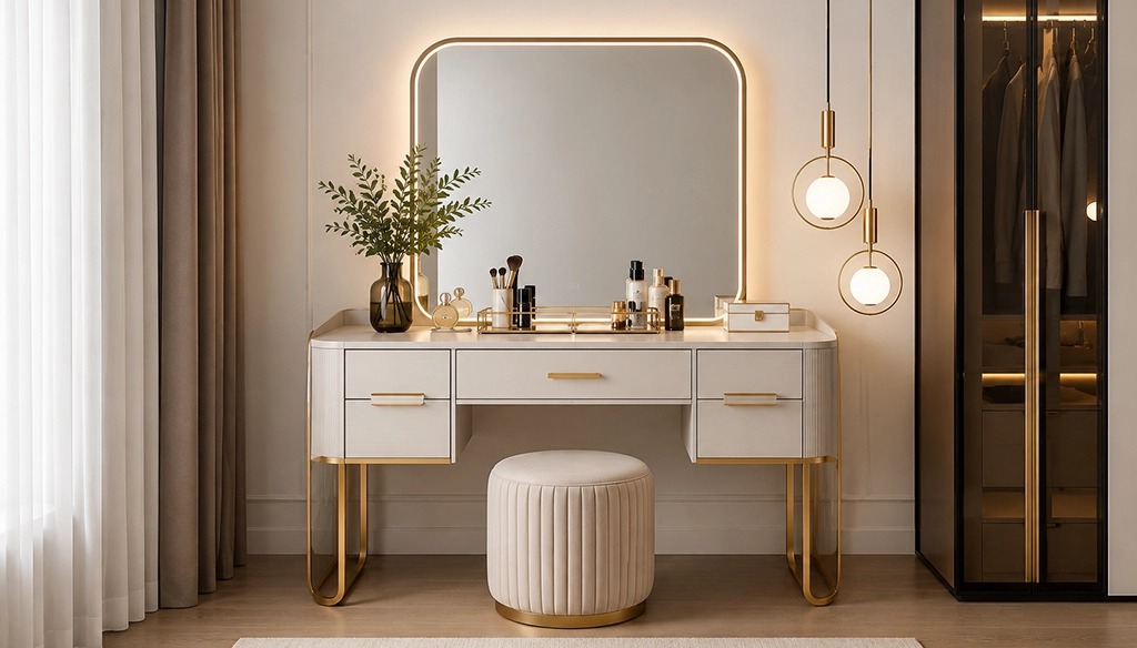 Custom Dressing Table with Mirror