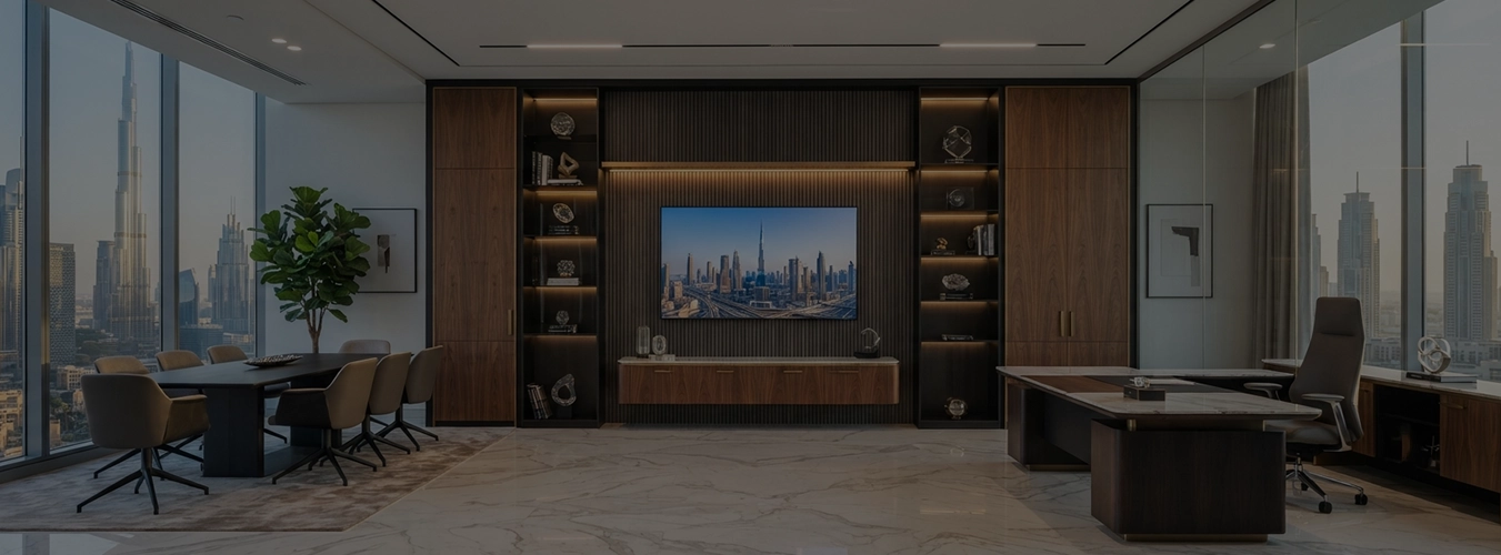 Office Media Wall Design