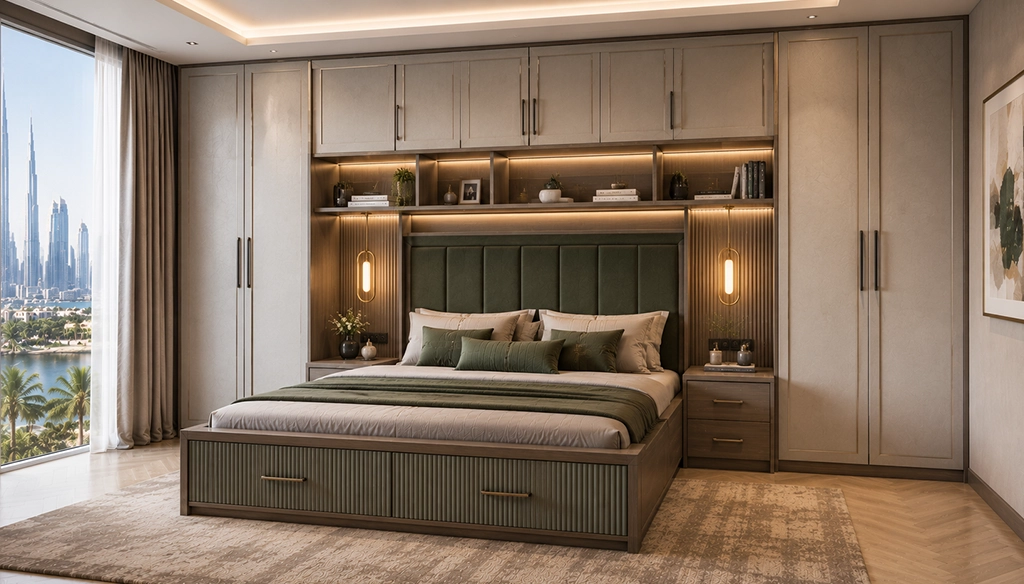 wall to wall custom built beds