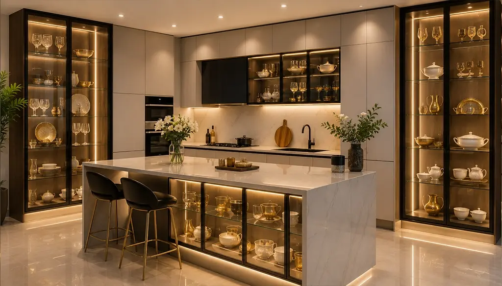 Luxury Glass Display Cabinets