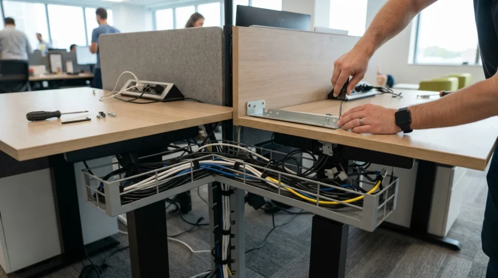 Modular office workstations Dubai for growing teams